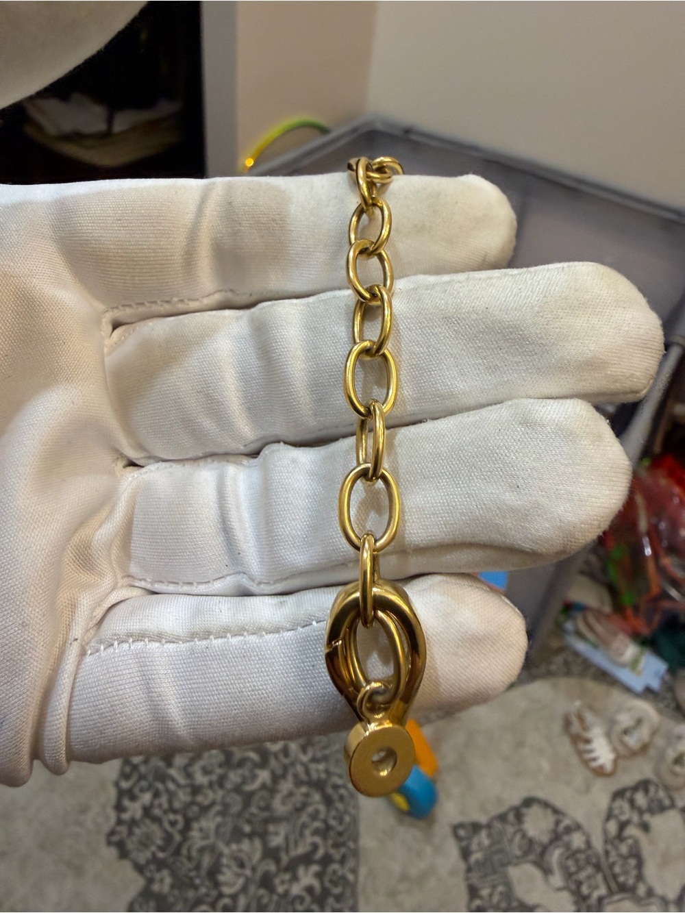 Vintage Citizen Eco-Drive Ladies Bangle Charm Watch Gold Tone Black Dial B023 - Picture 14 of 15